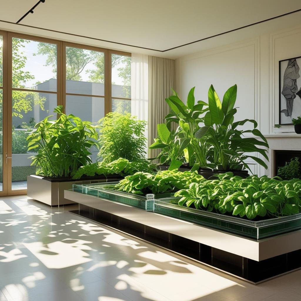 Indoor Gardening image shows hydroponics for beginners