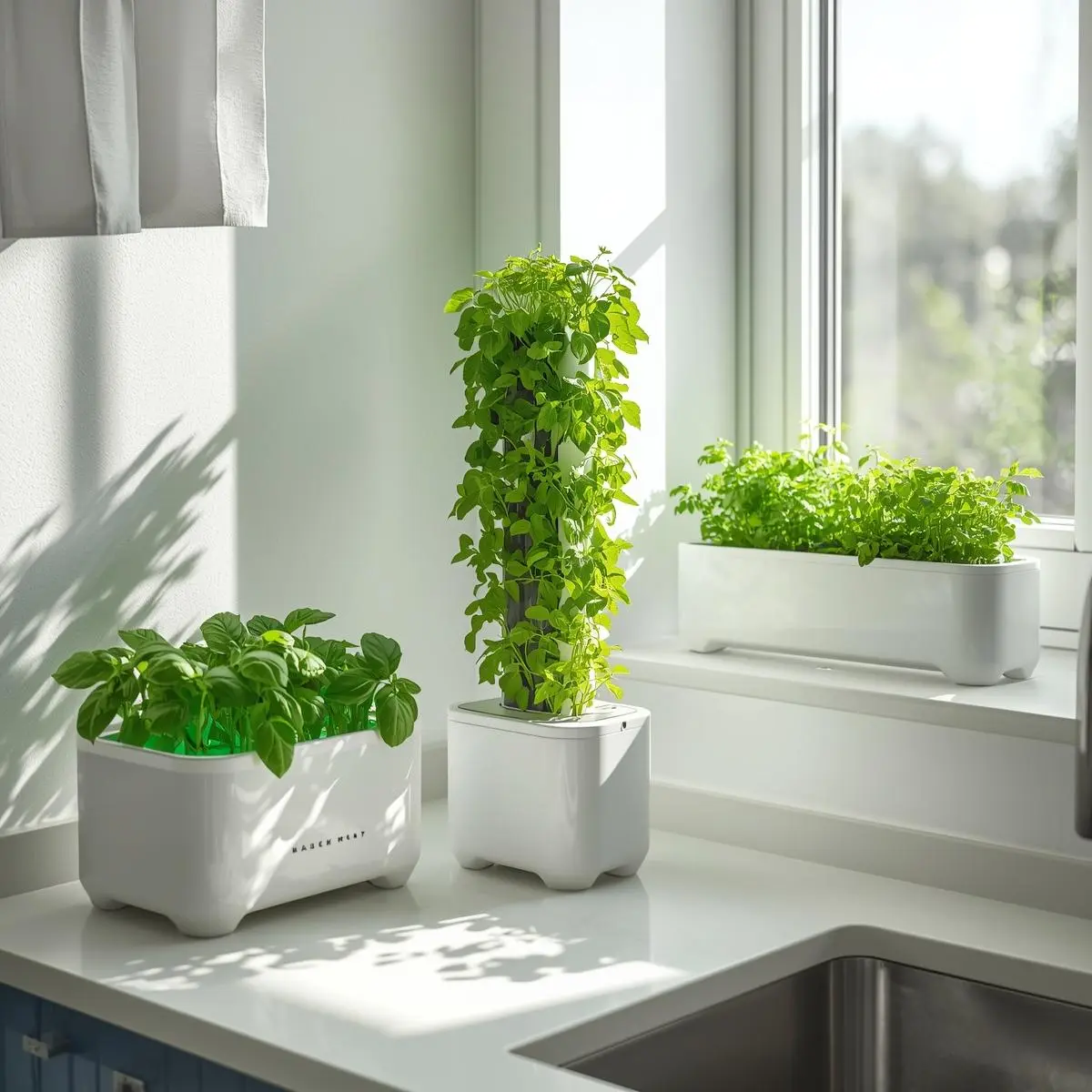 Indoor Hydroponic Herb Garden Systems
